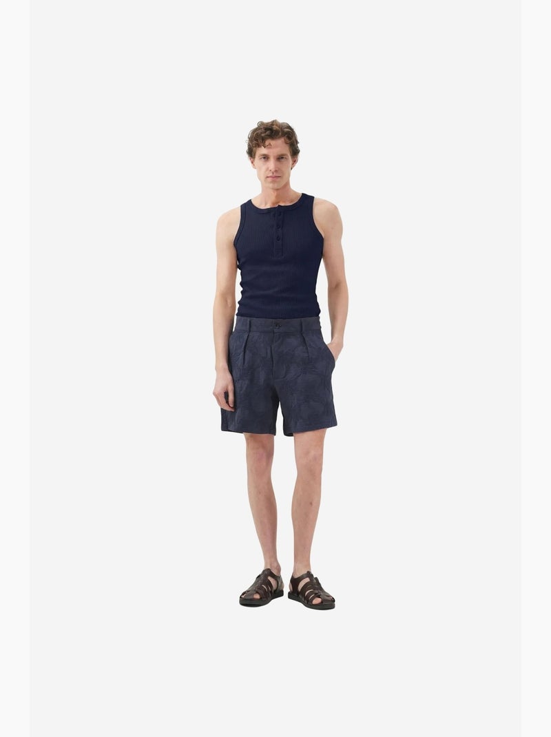 Camiseta de tirantes algodón giesto Azul marino - Kiabi