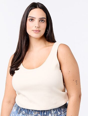 Camiseta de tirantes básica acanalada