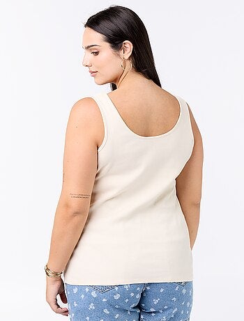 Camiseta de tirantes básica acanalada