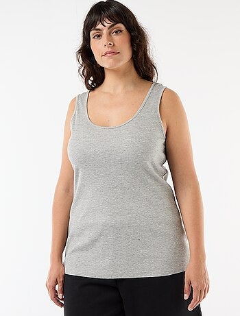 Camiseta de tirantes básica acanalada