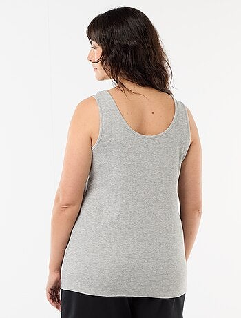 Camiseta de tirantes básica acanalada