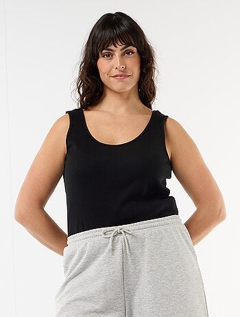 Camiseta de tirantes básica acanalada