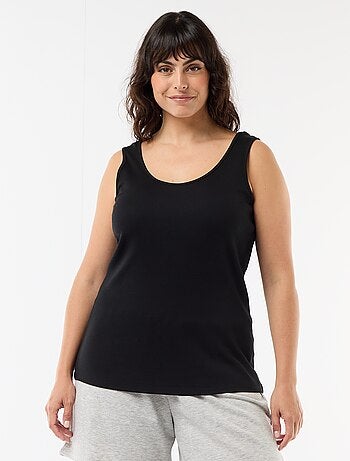 Camiseta de tirantes básica acanalada