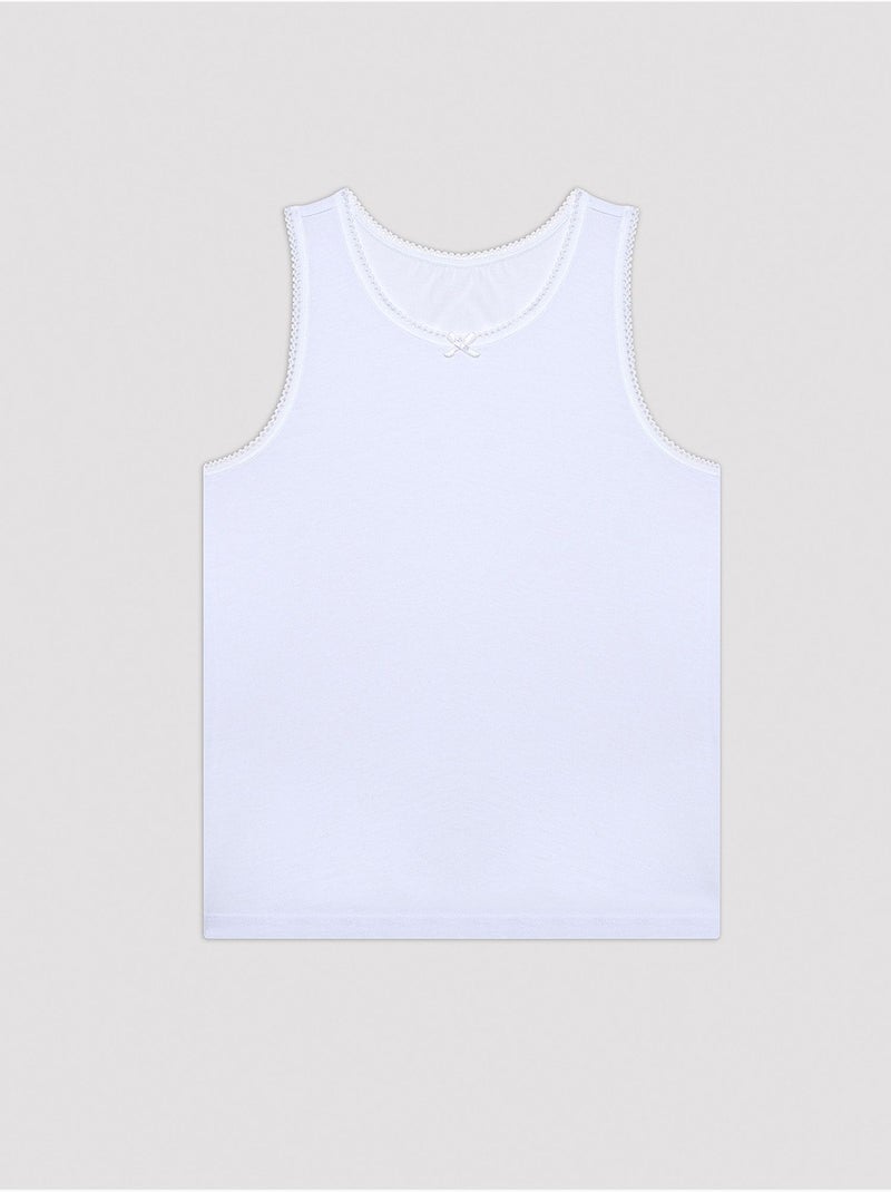 Camiseta de tirantes básica de algodón, pack de 3 penti Blanco - Kiabi