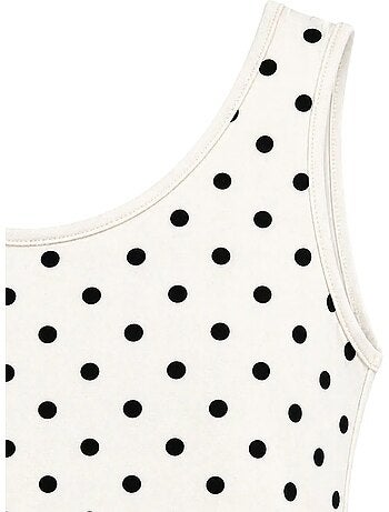 Camiseta de tirantes casual con escote en u en mezcla de algodón mixray