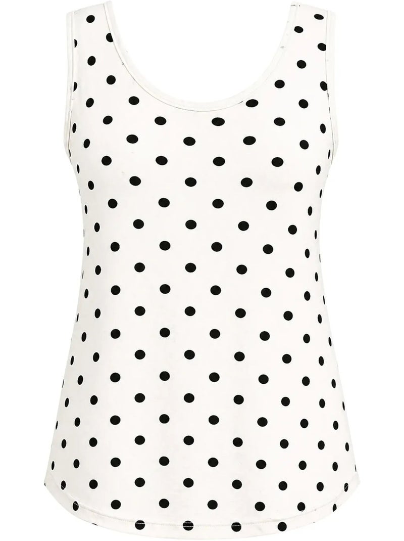 Camiseta de tirantes casual con escote en u en mezcla de algodón mixray Multicolor - Kiabi