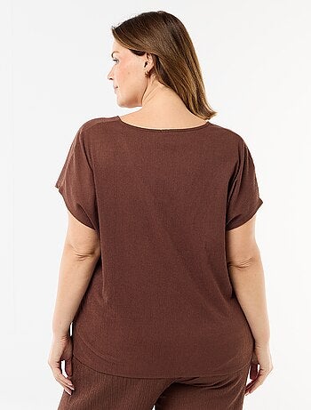 Camiseta de tirantes con botones dorados