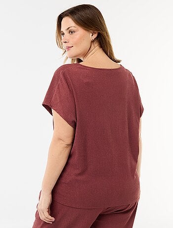 Camiseta de tirantes con botones dorados