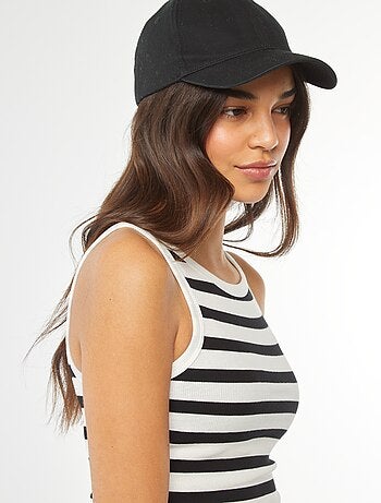 Camiseta de tirantes con cuello americano