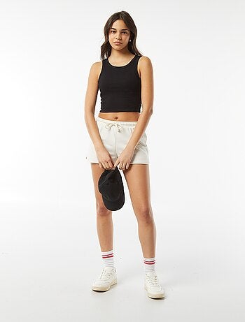 Camiseta de tirantes con cuello americano