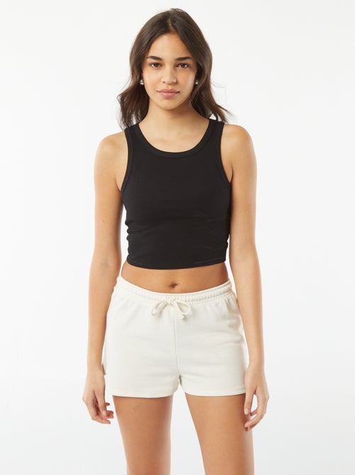 Camiseta de tirantes con cuello americano - Kiabi