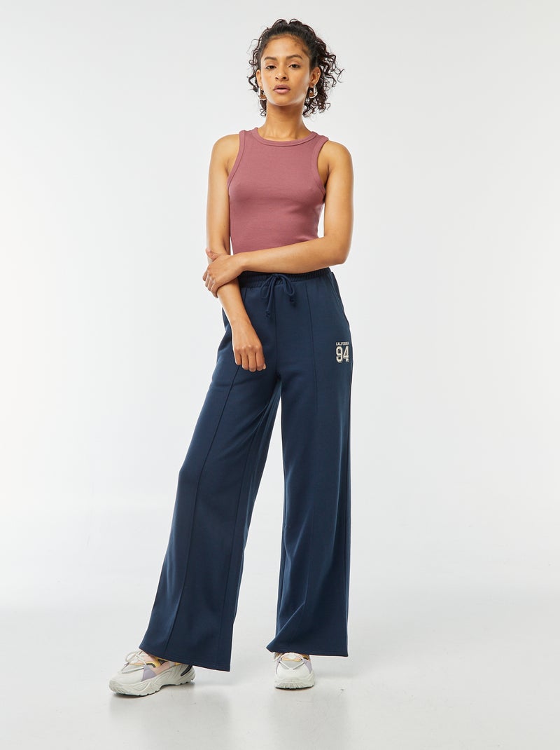 Camiseta de tirantes con cuello americano Rosa - Kiabi