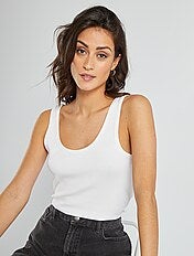 camiseta basica de tirantes mujer