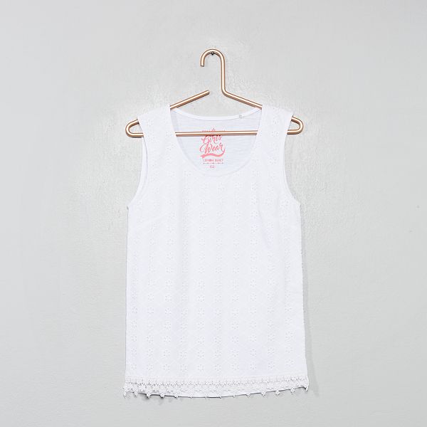 camiseta tirantes encaje