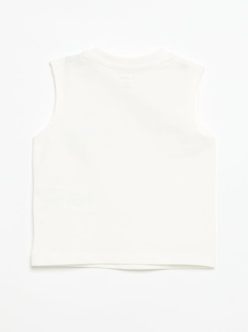 Camiseta de tirantes con estampado delantero - Kiabi Camiseta de tirantes con estampado delantero - Kiabi
