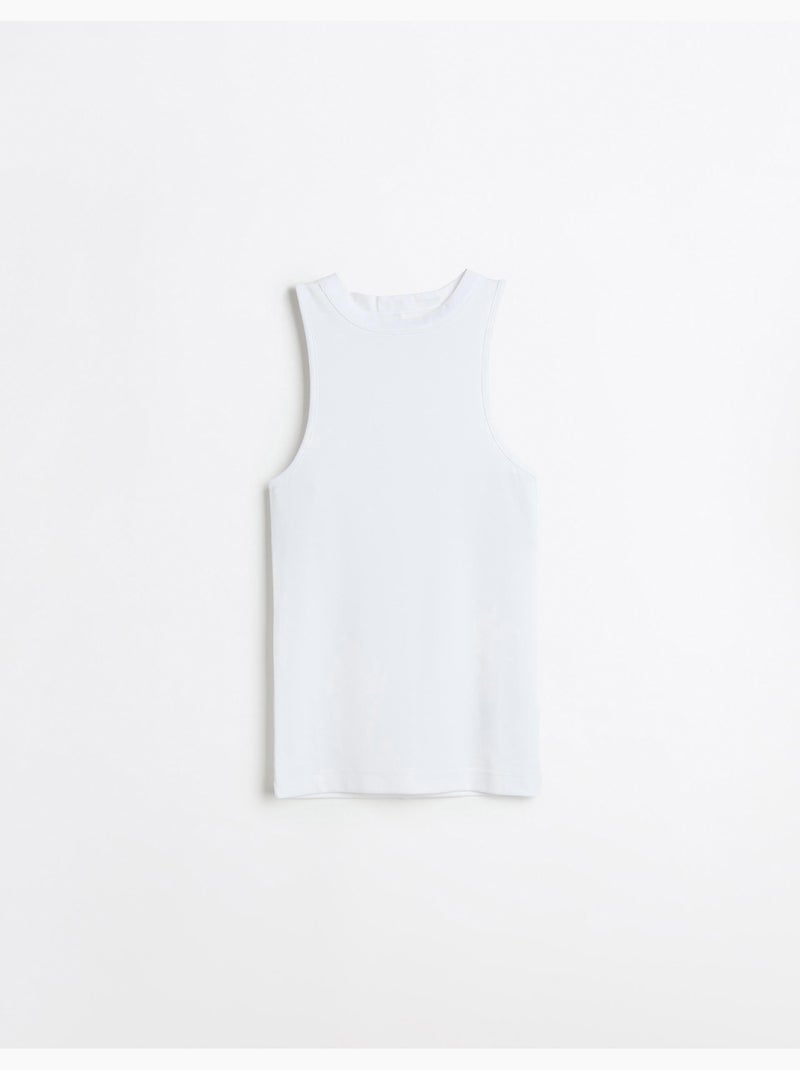 Camiseta de tirantes con modal, MO Fashion Blanco - Kiabi