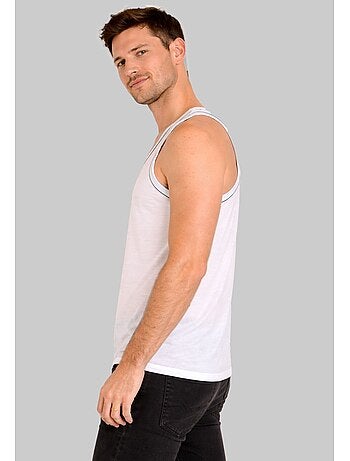 Camiseta de tirantes con ribetes Kebello