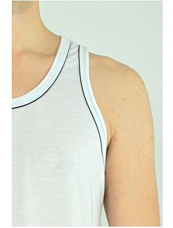 Camiseta de tirantes con ribetes Kebello