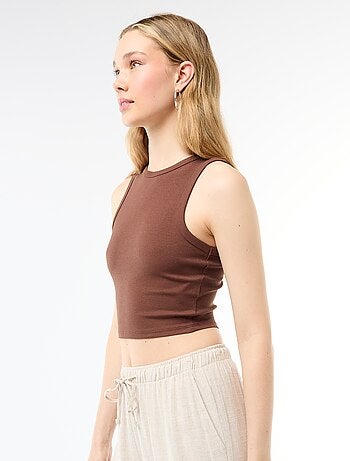 Camiseta de tirantes con sisas americanas