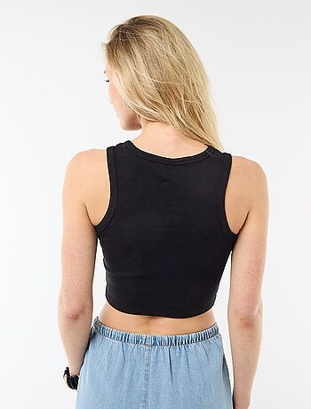 Camiseta de tirantes con sisas americanas