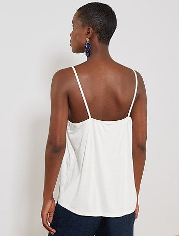 Camiseta de tirantes con volantes - Kiabi