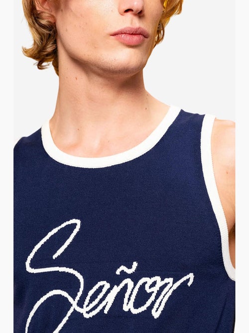 Camiseta de tirantes cuello redondo ajustada algodón giesto - Kiabi Camiseta de tirantes cuello redondo ajustada algodón giesto - Kiabi