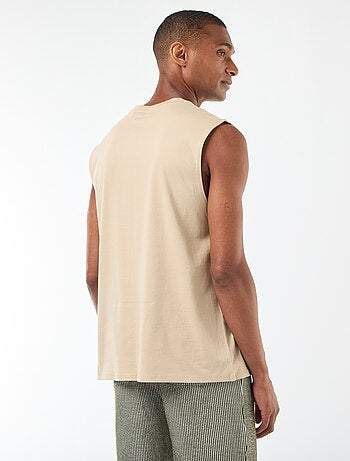 Camiseta de tirantes de algodón