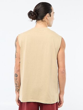 Camiseta de tirantes de algodón