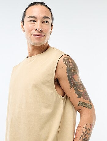 Camiseta de tirantes de algodón