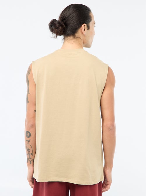 Camiseta de tirantes de algodón - Kiabi