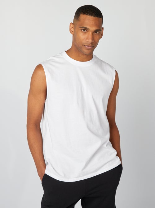 Camiseta de tirantes de algodón - Kiabi