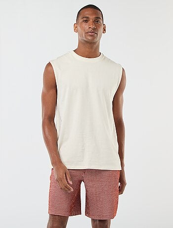 Camiseta de tirantes de algodón