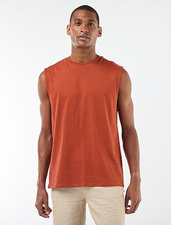 Camiseta de tirantes de algodón