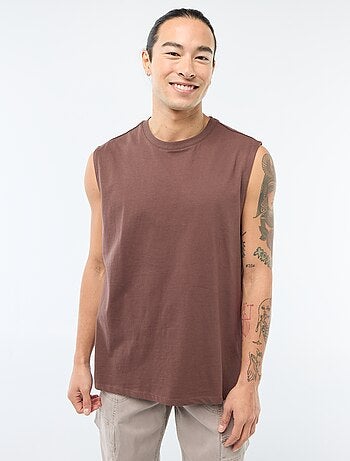 Camiseta de tirantes de algodón