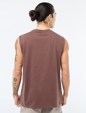 Camiseta de tirantes de algodón