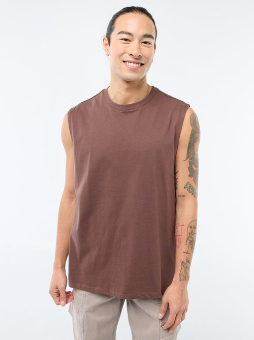 Camiseta de tirantes de algodón - Kiabi