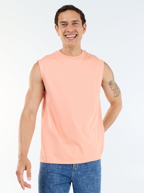 Camiseta de tirantes de algodón - Kiabi Camiseta de tirantes de algodón - Kiabi