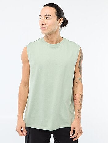 Camiseta de tirantes de algodón