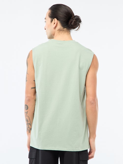 Camiseta de tirantes de algodón - Kiabi