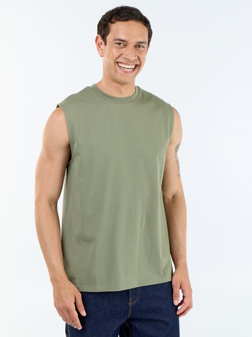 Camiseta de tirantes de algodón - Kiabi Camiseta de tirantes de algodón - Kiabi