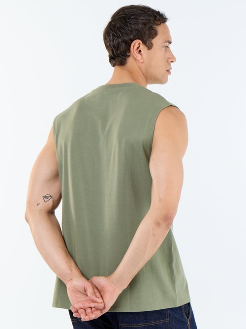 Camiseta de tirantes de algodón - Kiabi Camiseta de tirantes de algodón - Kiabi