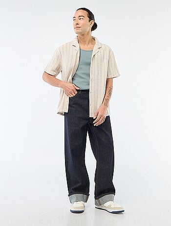 Camiseta de tirantes de canalé