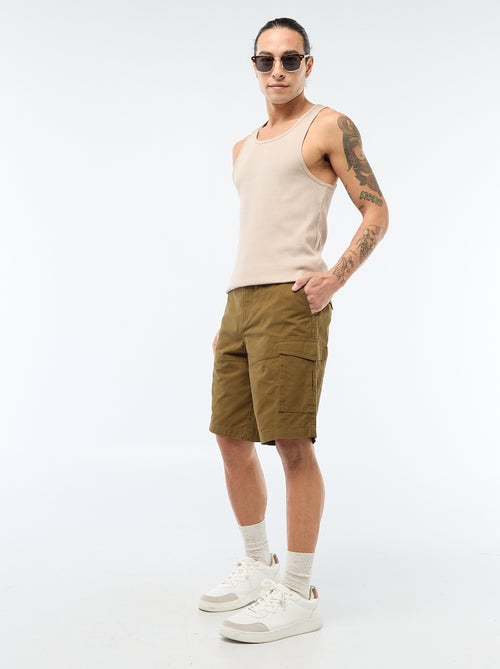 Camiseta de tirantes de canalé - Kiabi