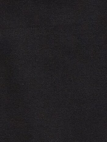 Camiseta de tirantes de canalé con cuello redondo