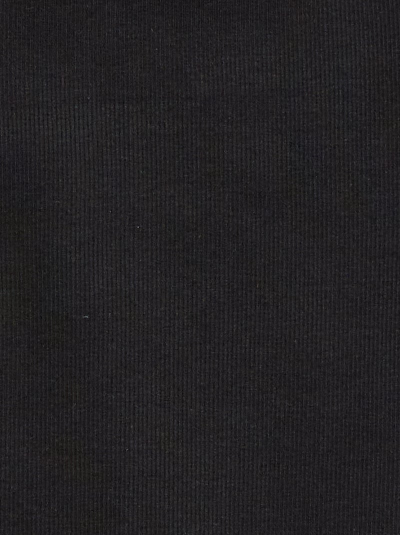 Camiseta de tirantes de canalé con cuello redondo Negro - Kiabi