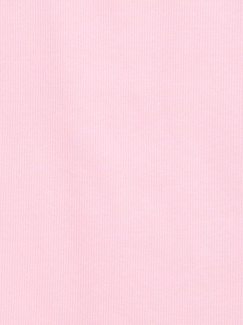 Camiseta de tirantes de canalé con cuello redondo - Kiabi