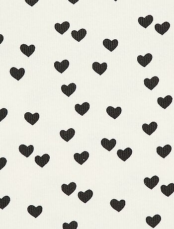 Camiseta de tirantes de canalé de algodón con estampado completo