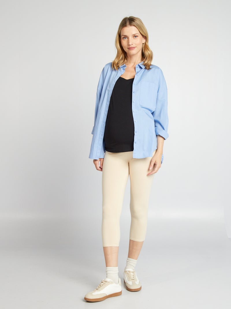 Camiseta de tirantes de lactancia negro - Kiabi