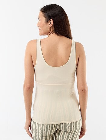 Camiseta de tirantes de maternidad con escote cruzado