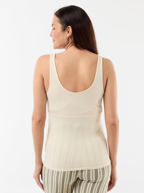 Camiseta de tirantes de maternidad con escote cruzado - Kiabi